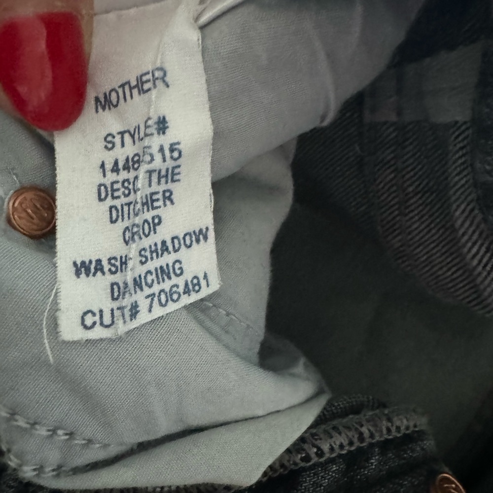 MOTHER Gray Women's Jeans - Picture 6 of 6